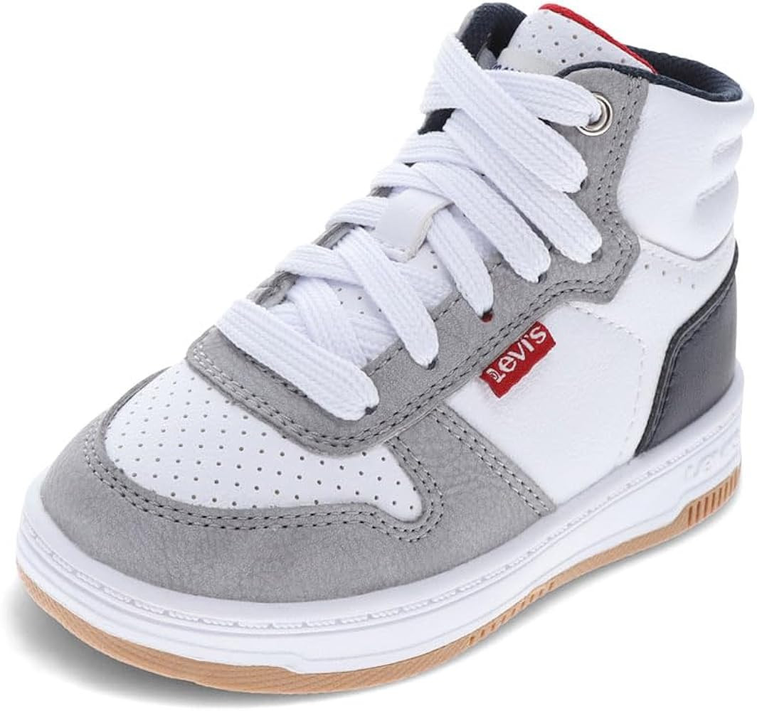Levi's Toddler Drive Hi Synthetic Leather Casual Hightop Sneaker Shoe | Amazon (US)