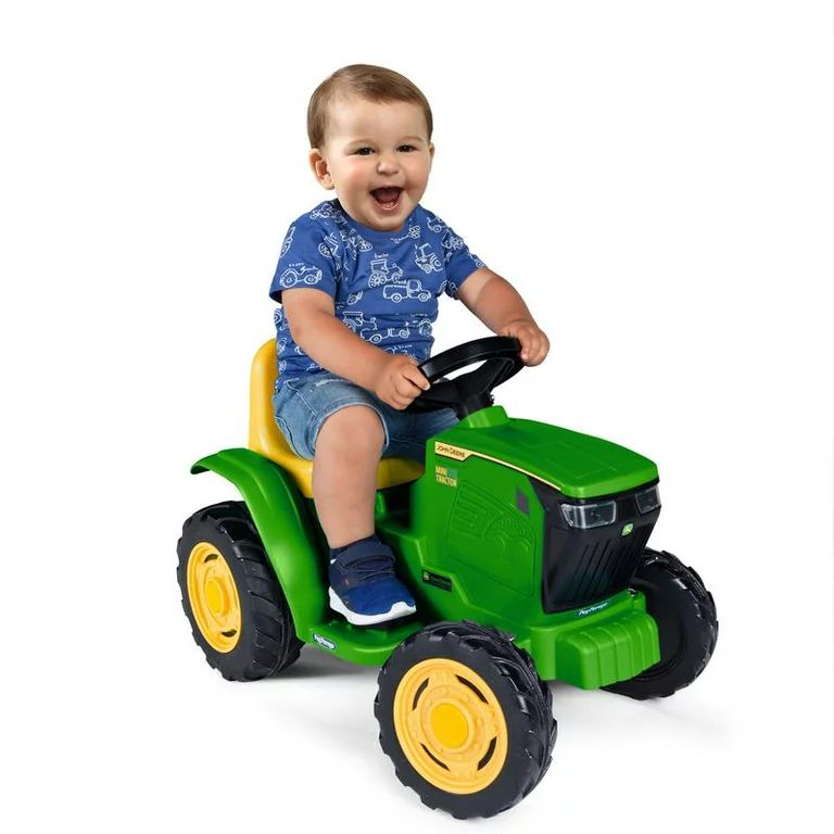 Peg Perego John Deere Mini Tractor 6V Ride on Toy | Walmart (US)