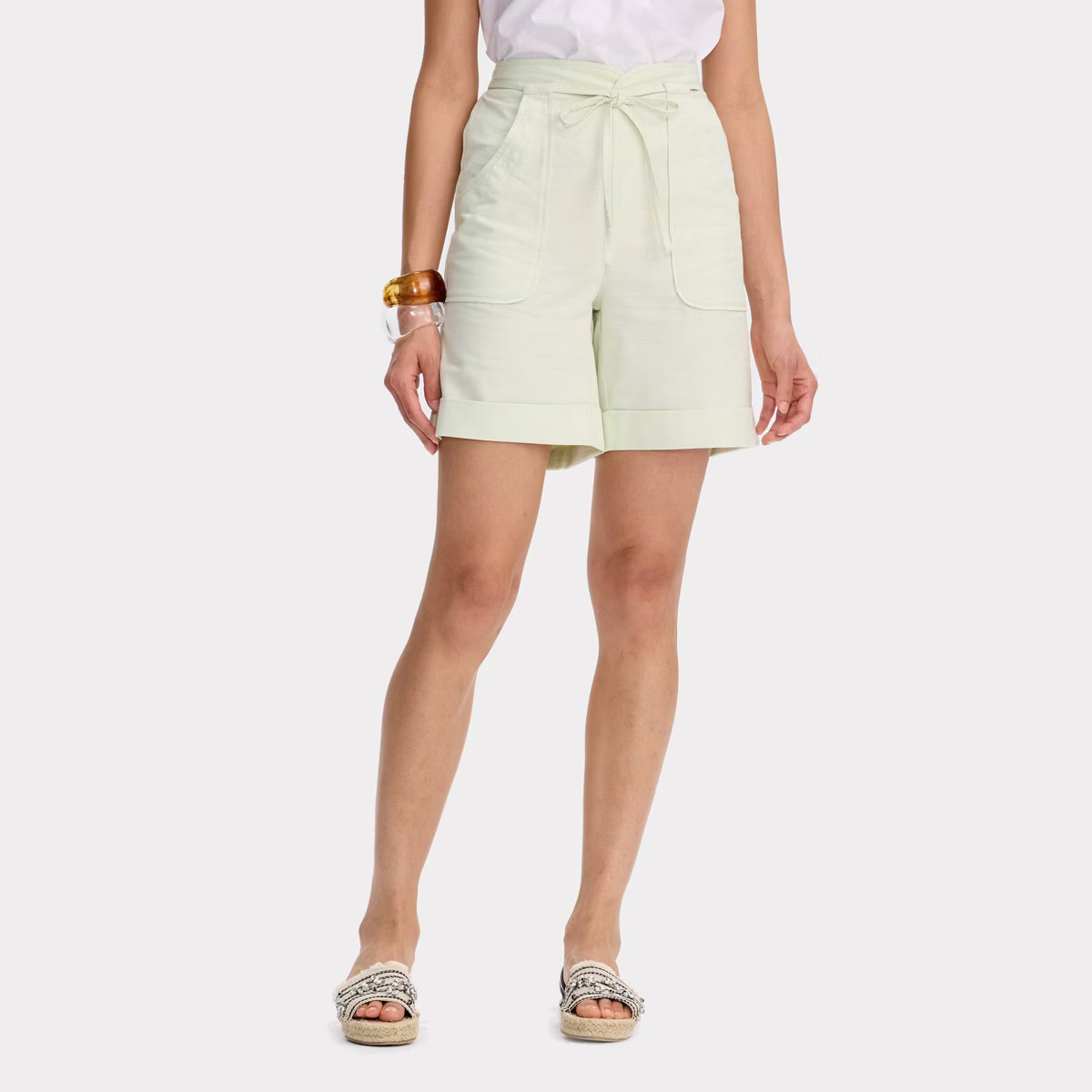Women's Relaxed Utility Tie-Front Pull-On Shorts - Universal Thread™ | Target