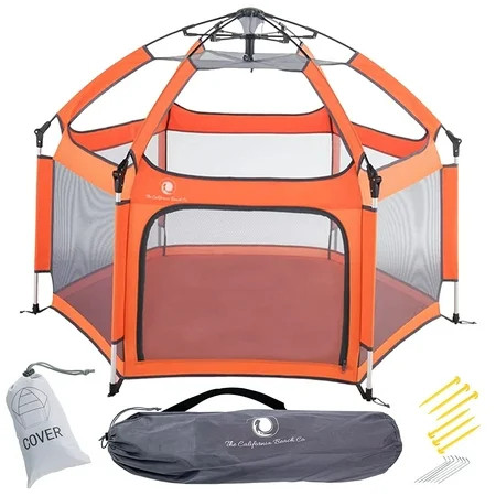 California Beach Co Pop N Go Portable Playpen Lightweight Folding Easily Collapsible Play Yard Crib  | Walmart (US)