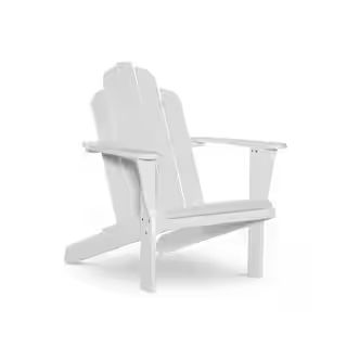 Linon Home Decor White Shelly Adirondack Chair THDOD4440 - The Home Depot | The Home Depot