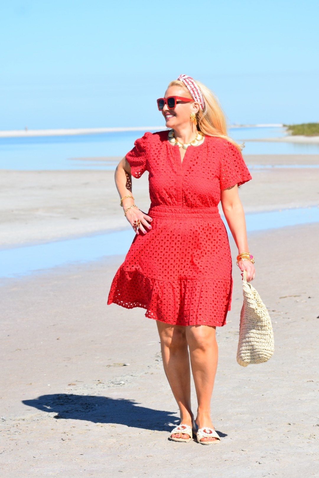 Perfect Memorial Day or July 4th dress. Don’t you think?

Wearing a medium. Fits true to size.

#LTKSeasonal #LTKOver40 #LTKSaleAlert #LTKTravel #LTKgrwm #LTKootd #LTKMidsize #LTKSwim