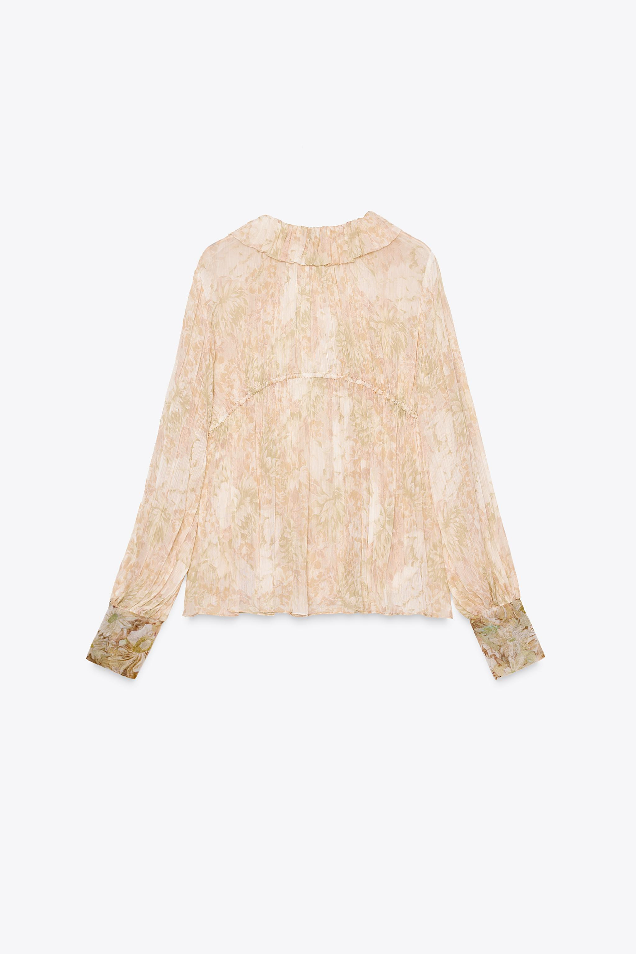 FLORAL SHIRT ZW COLLECTION | Zara US