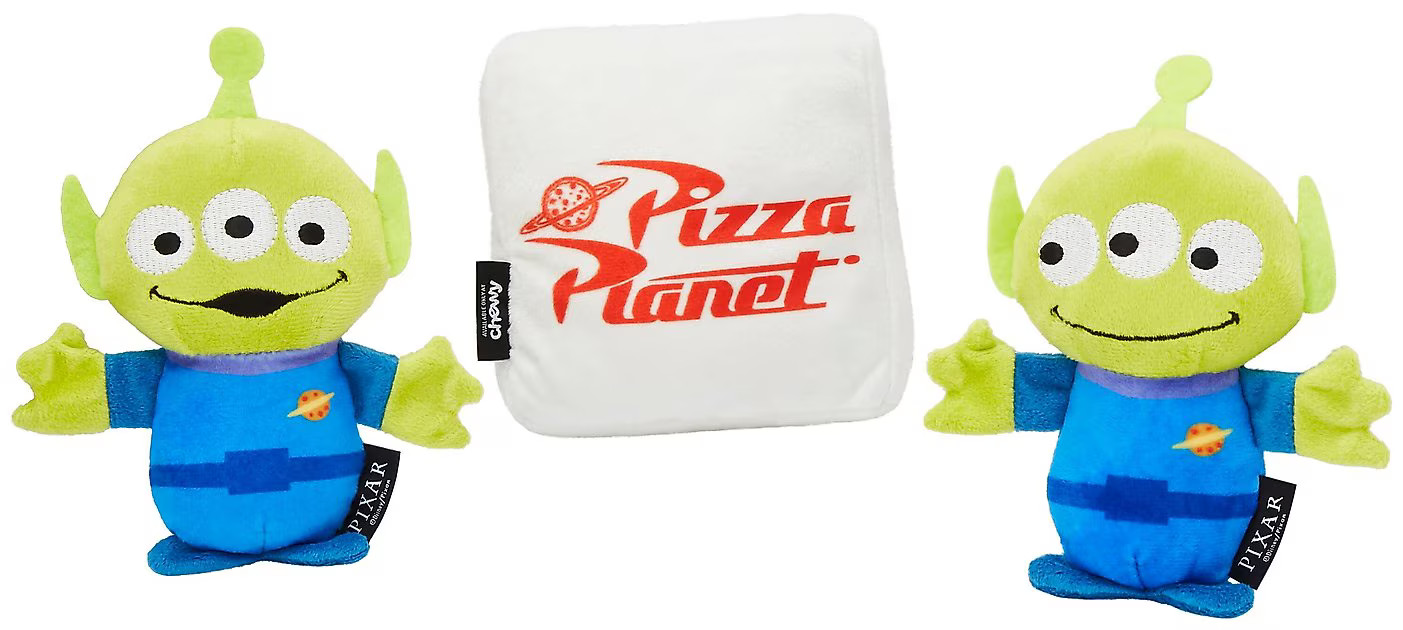 PIXAR Aliens Plush Squeaky Dog Toy, 3 count - Chewy.com | Chewy.com
