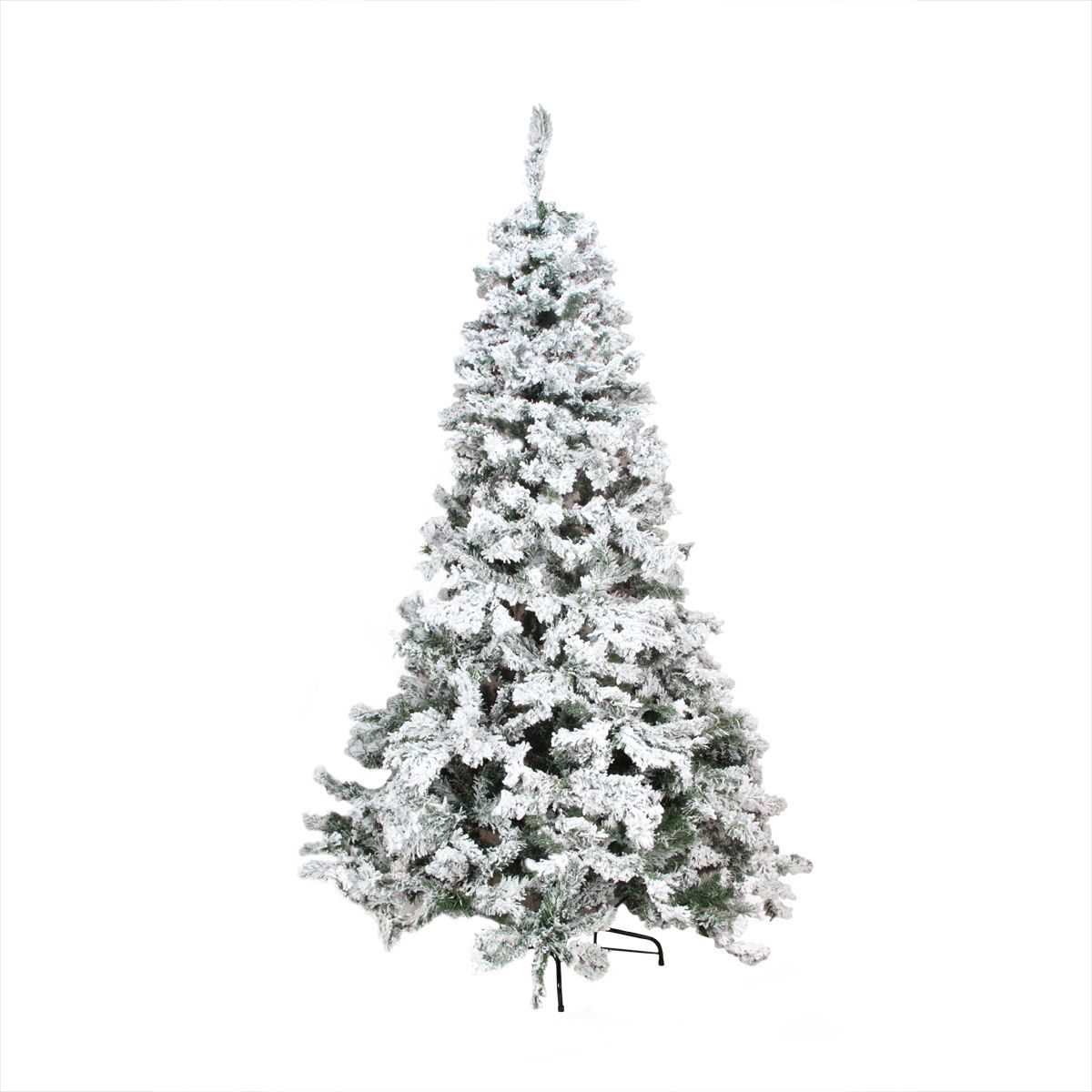 Northlight 9' Unlit Artificial Christmas Tree Medium Heavily Flocked Pine | Target