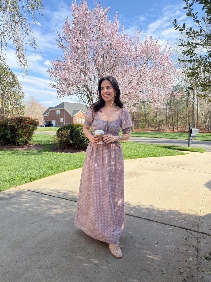 Living my Bridgerton fantasy in this pink dress! Wearing a size XS and obsessed with every detail. The perfect pick for a Spring day!

dressy look, casual chic, spring dresses, outfit inspo, brunch date, fashion accessories, classic look, mesh ballet flats

#LTKPetite #LTKootd #LTKgrwm