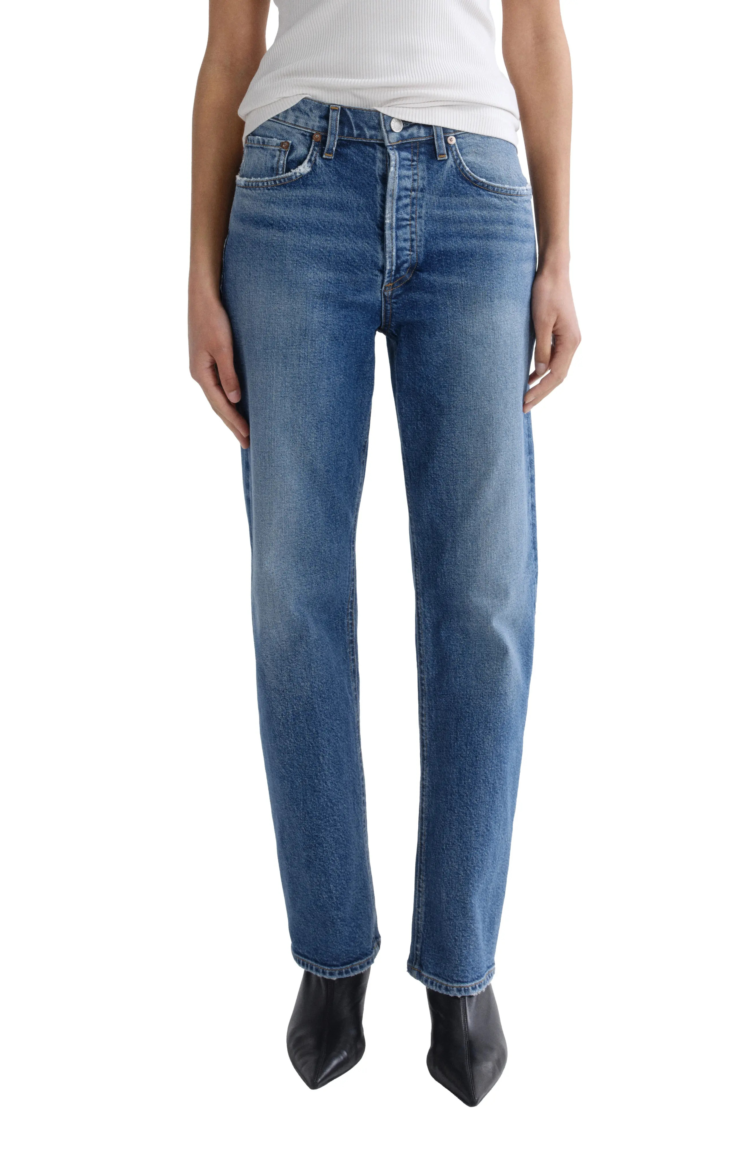 AGOLDE Lana High Waist Straight Leg Jeans (Women) | Nordstrom | Nordstrom