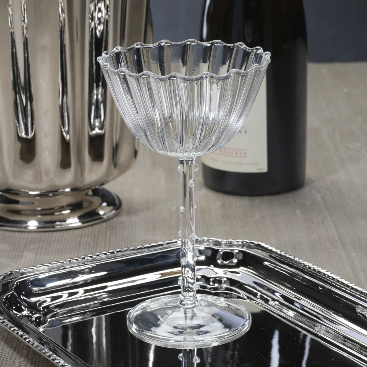 Chaumont Coupe Glasses, Set of 4 | Wayfair North America
