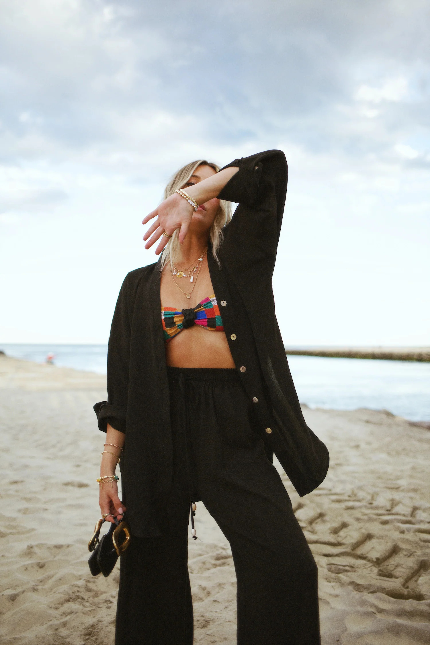 Essential Button Down - Black | How Do You Wear That