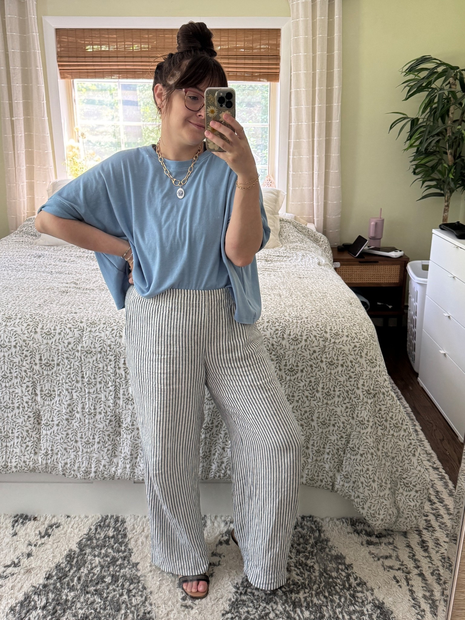 Casual coastal vibes. This is the outfit I’m wearing today for Memorial Day! But would wear it any day really. These striped pants are my most worn right now, and this boxy cropped tee is a great free people dupe!

#LTKSaleAlert

#LTKSummerEdit #LTKMidsize #LTKSeasonal