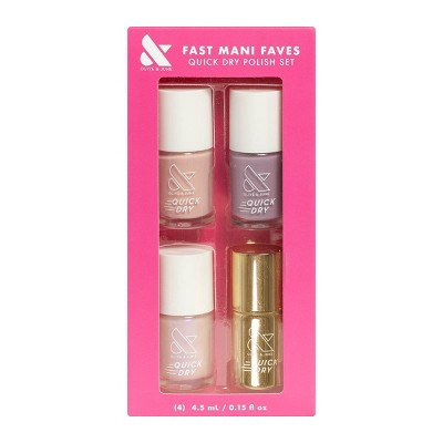 Olive & June Quick Dry Nail Polish Set - 4ct | Target
