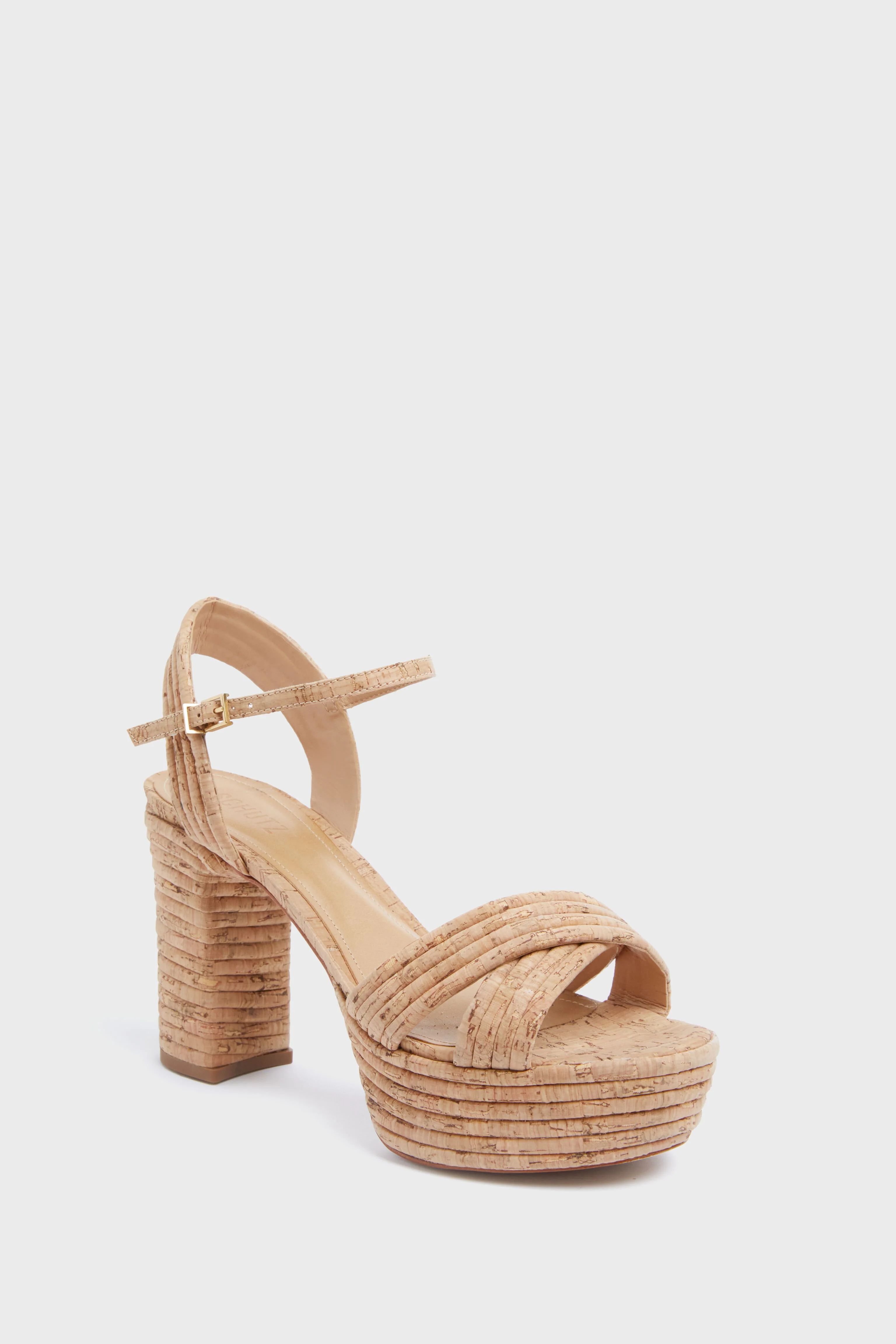 Natural Latifah Platform Heels | Tuckernuck (US)