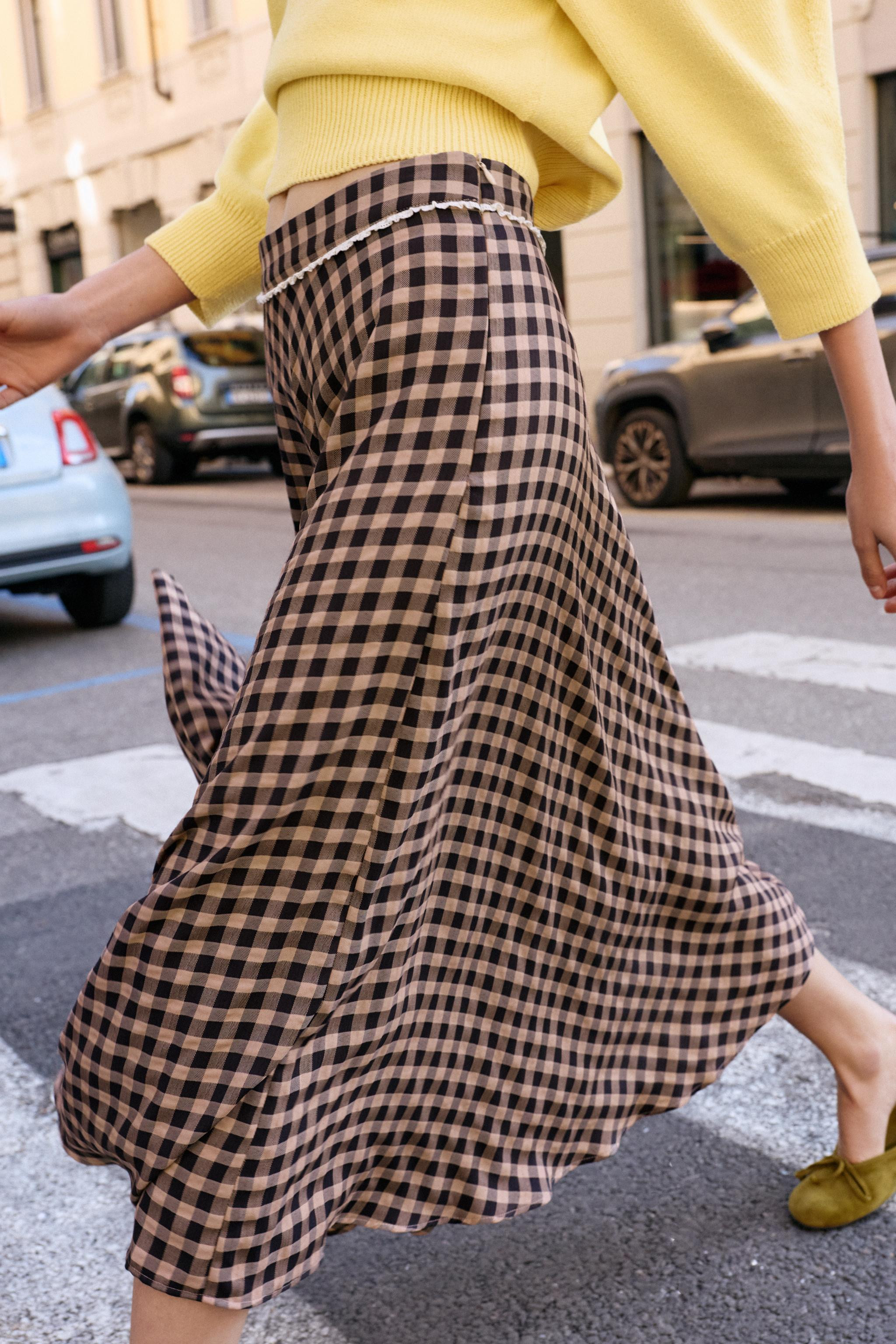 GONNA QUADRI VICHY PIZZO | Zara IT