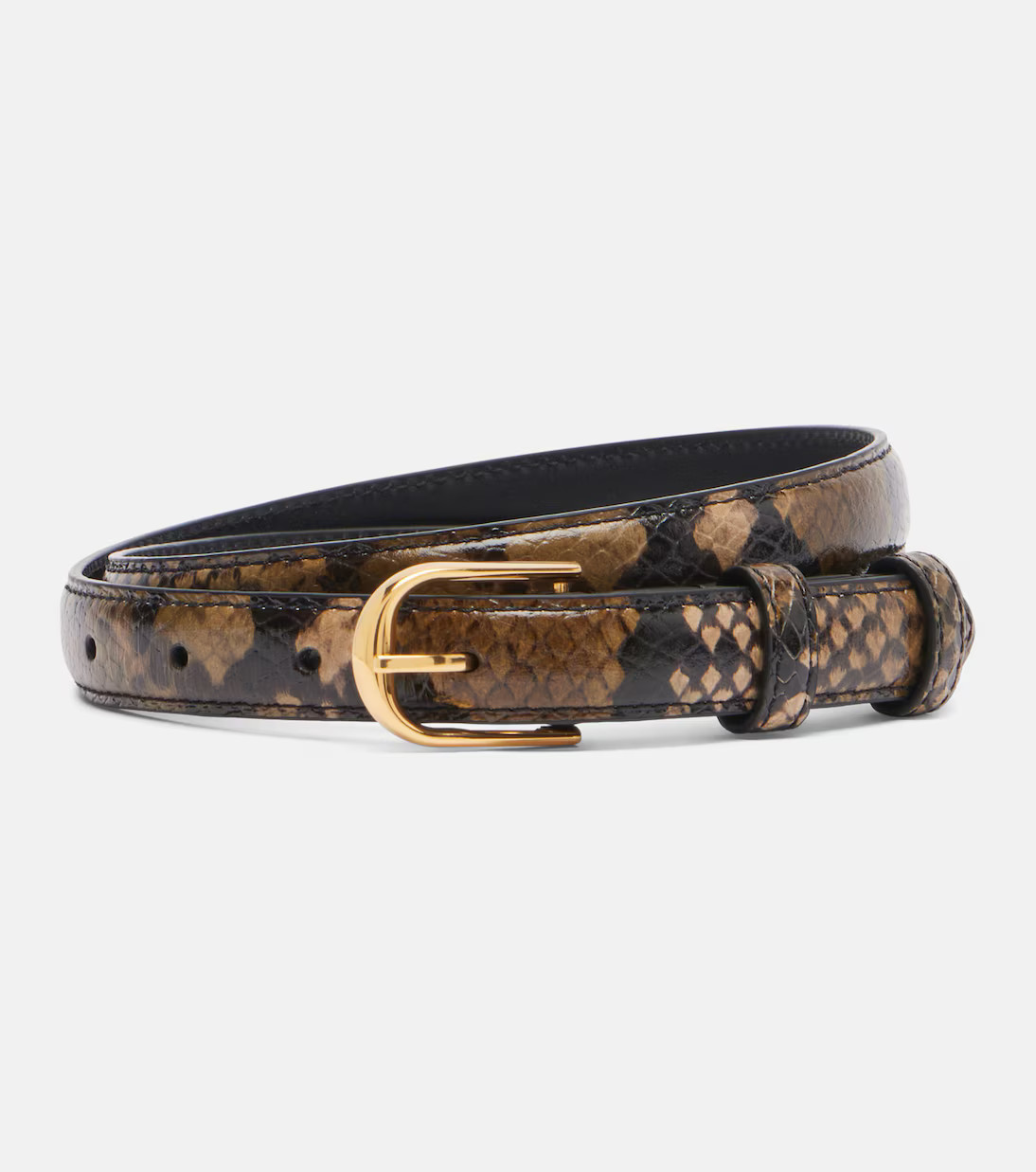 Jane snake-effect leather belt | Mytheresa (US/CA)