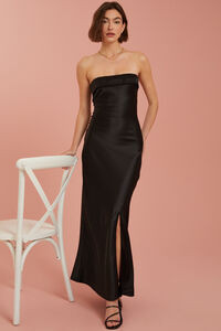 Paityn Strapless Maxi in Black | Altar'd State | Altar'd State