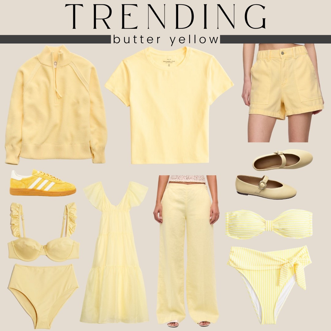 Spring trend color crush butter yellow

#LTKSeasonal #LTKSaleAlert #LTKStyleTip