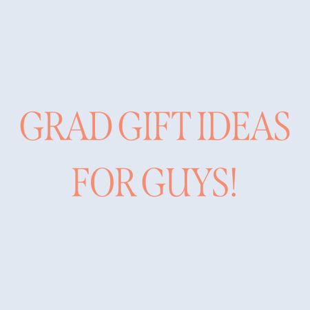 Graduation gift ideas for guys!

#LTKGiftGuide #LTKfindsunder50 #LTKfindsunder100