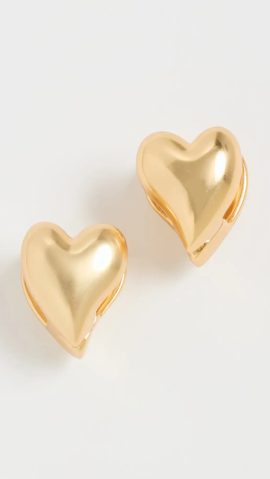 Madewell Heart Huggie Hoop Earrings | Shopbop | Shopbop