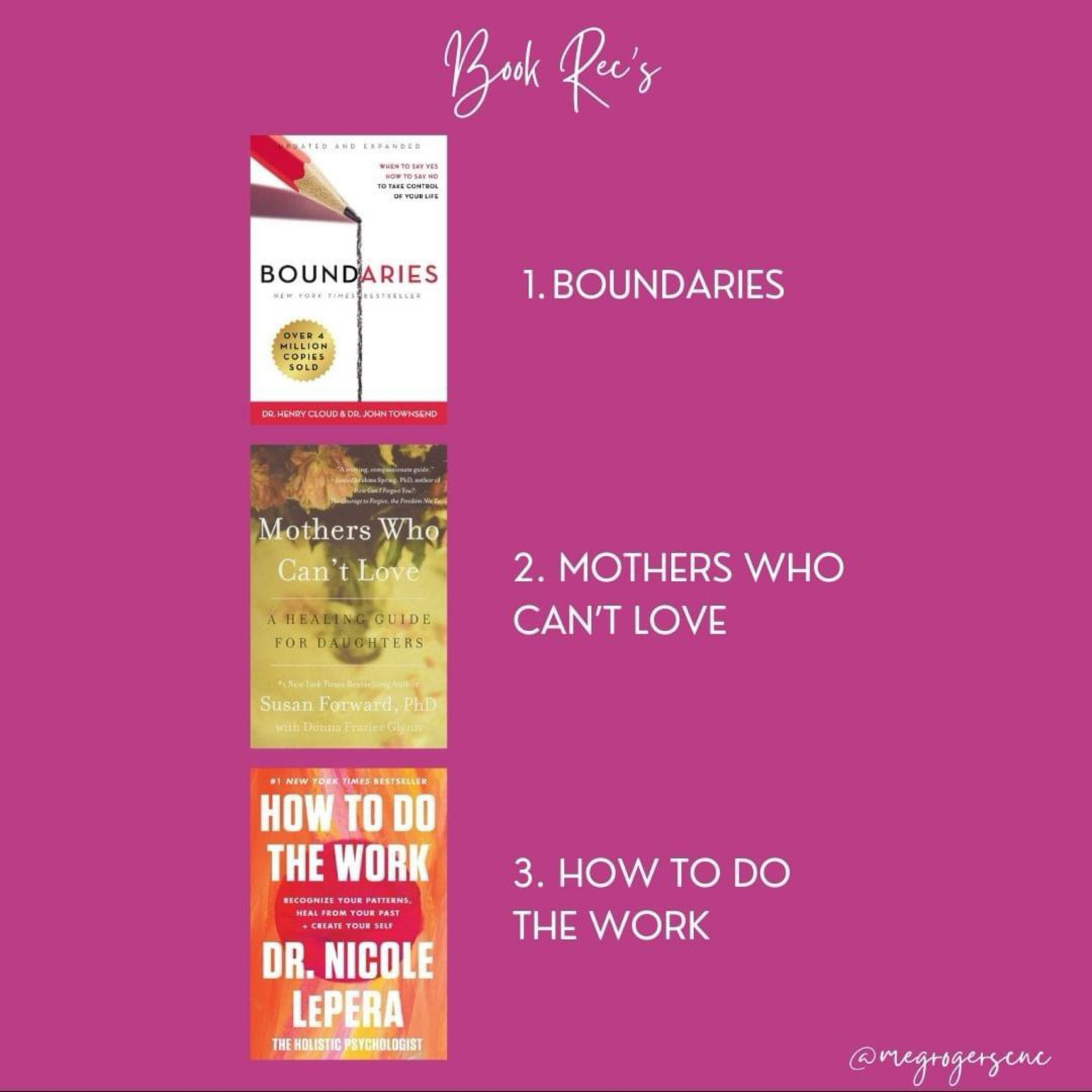 Setting boundaries was something I avoided for years, it felt uncomfortable to do so, and I avoided anything that could trigger those feelings.

My heart would race at even the thought about setting them.

Terrified it would cause problems, or worse, my people pleasing self would be disliked, or even **gasp** lose relationships.

I mastered avoiding conflict which resulted in built up resentment, chronic stress, and severe anxiety.

All of which I now know could’ve been avoided with a quick challenging conversation.

Truthfully it wasn’t until our kids were older and I witnessed how much my lack of boundaries affected my children and marriage before I even began to notice.

Overtime, learning how to set those boundaries became a game changer, even bringing freedom with it. Those who benefitted from my lack of boundaries pushed back hard for a good year, some even two! With quite a few eventually quietly disappearing.

The beauty of finally learning how to do this?

Watching my kids learn how to set healthy boundaries in their lives and flourish from it.

Our children learn more from our actions than our words.

If I wanted them to learn and implement it, I needed to break the generational cycles and pave the way.

I was blessed to have a near and dear family member help guide me through it, the funny thing? Almost all of what they said was covered in the first two books!

So if you’re not in a position to have that guidance, these are fabulous resources.


#LTKBacktoSchool