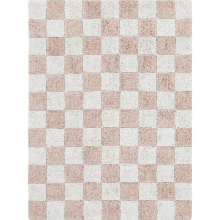 Kitchen Tiles Checkerboard Pattern Washable Rug | Maisonette