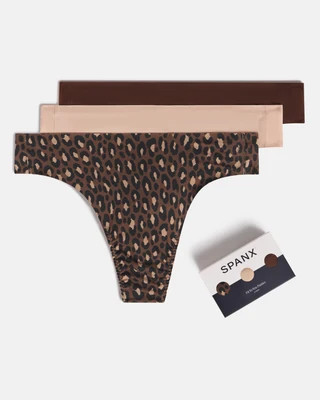 SPANXsmooth® Fit-To-You Thong 3-Pack Box | Spanx