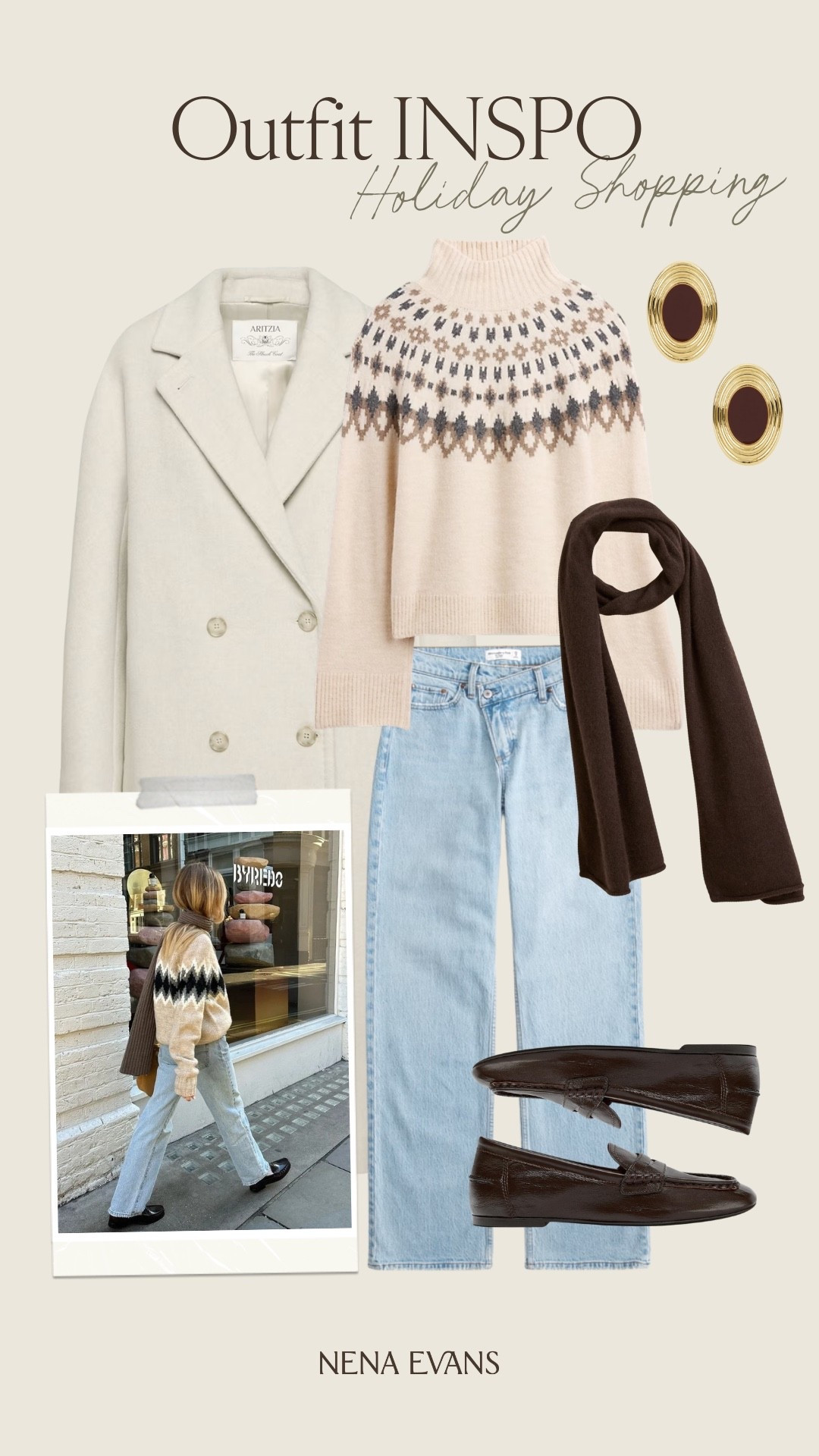 Holiday Outfit Inspo: Holiday Shopping ✨

Holiday outfit
Winter outfit
Winter fashion 
Wool coat 
Jeans
Denim 

#LTKFindsUnder100 #LTKSeasonal #LTKHoliday