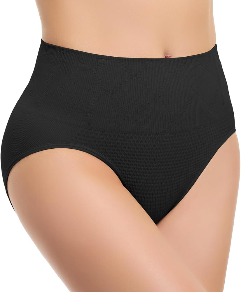SIMIYA Shapewear Tummy Control Underwear Panties Mid-Waist Trainer Body Shaper Briefs Butt Liftin... | Amazon (US)