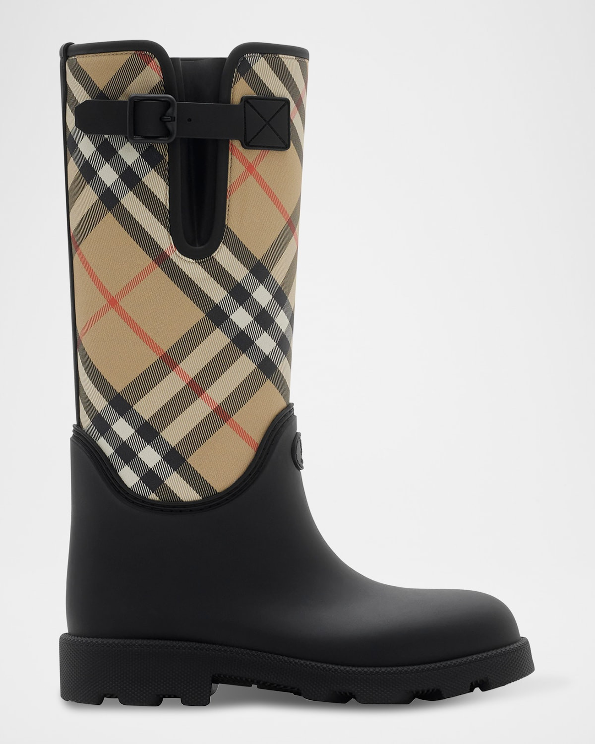 Marsha Stamp High Synthetic Rubber Rain Boots | Neiman Marcus
