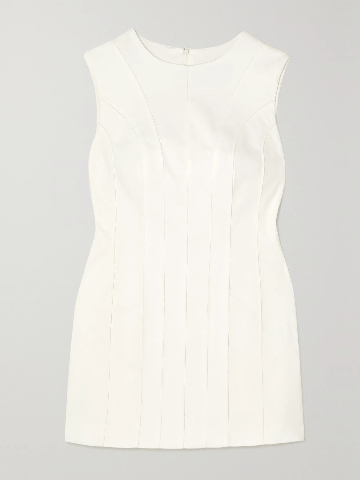 BEARE PARK - Paneled Drill Mini Dress - Ivory | NET-A-PORTER (UK & EU)