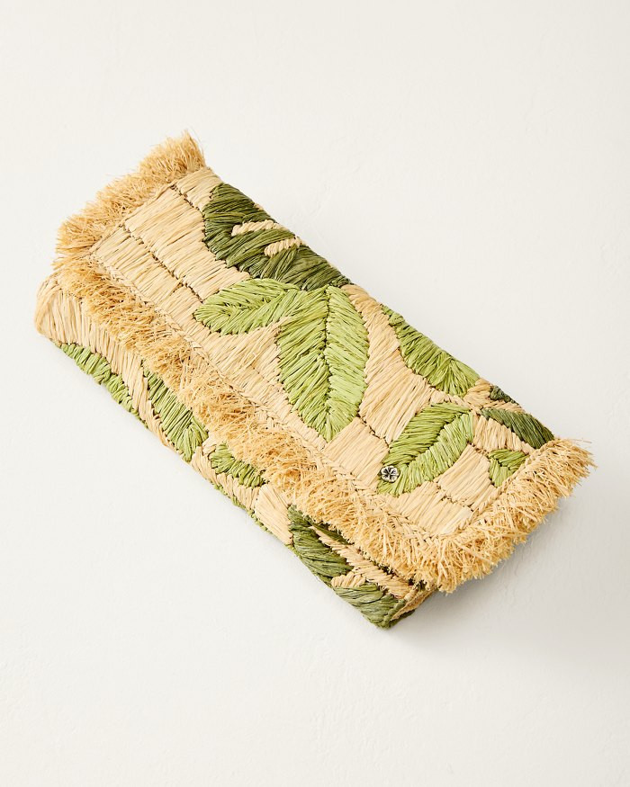 Cabra Key Lime Raffia Clutch | Tommy Bahama
