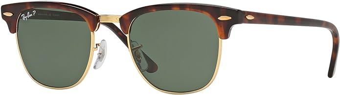 Ray-Ban RB3016 CLUBMASTER Sunglasses For Men For Women+ BUNDLE with Designer iWear Eyewear Care K... | Amazon (US)