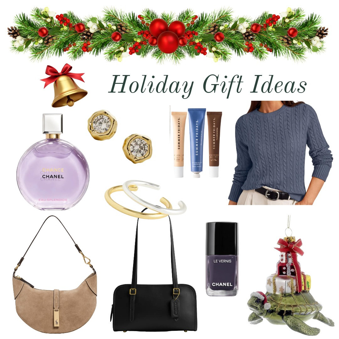 Holiday gift ideas for her. Loving classic jewelry, sweaters, and the anonymous handbag for Christmas gifts this year.  

 #LTKGiftGuide #LTKBeauty #LTKItBag