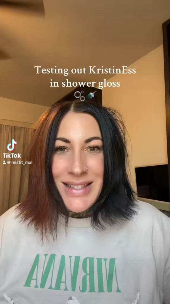 You can snag this KristinEss in shower gloss at Ulta! The shade I used is “Copper Penny”

#LTKVideo #LTKFindsUnder50 #LTKBeauty