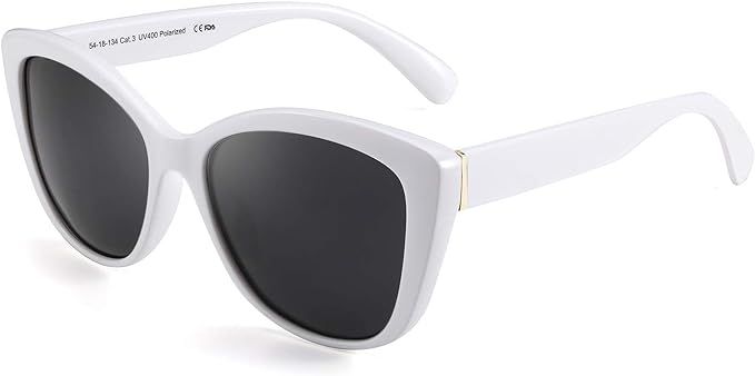 FEISEDY Polarized Vintage Sunglasses American Womens Square Jackie O Cat Eye Sunglasses B2451 | Amazon (US)
