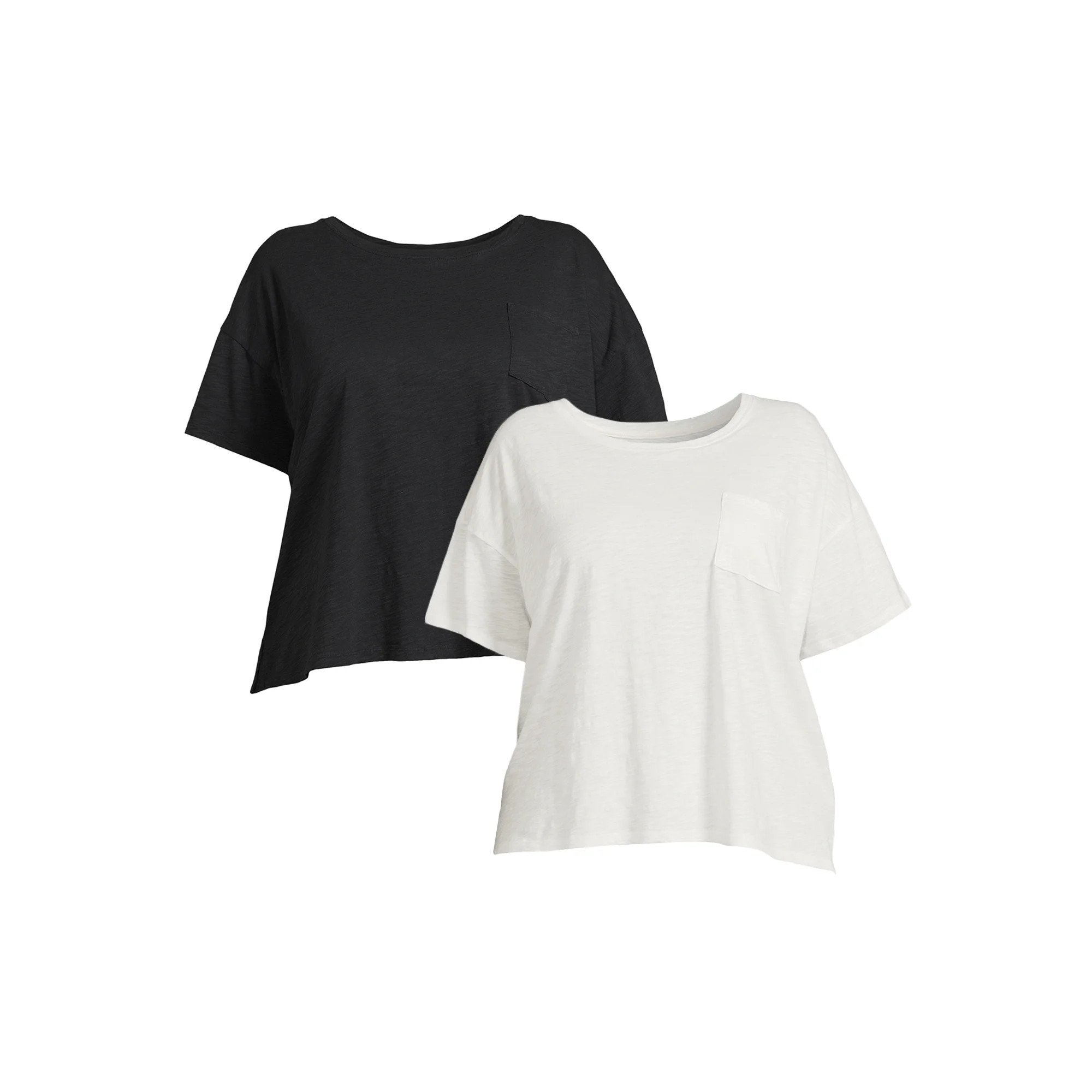 Terra & Sky Women's Plus Size Pocket Tee | Walmart (US)