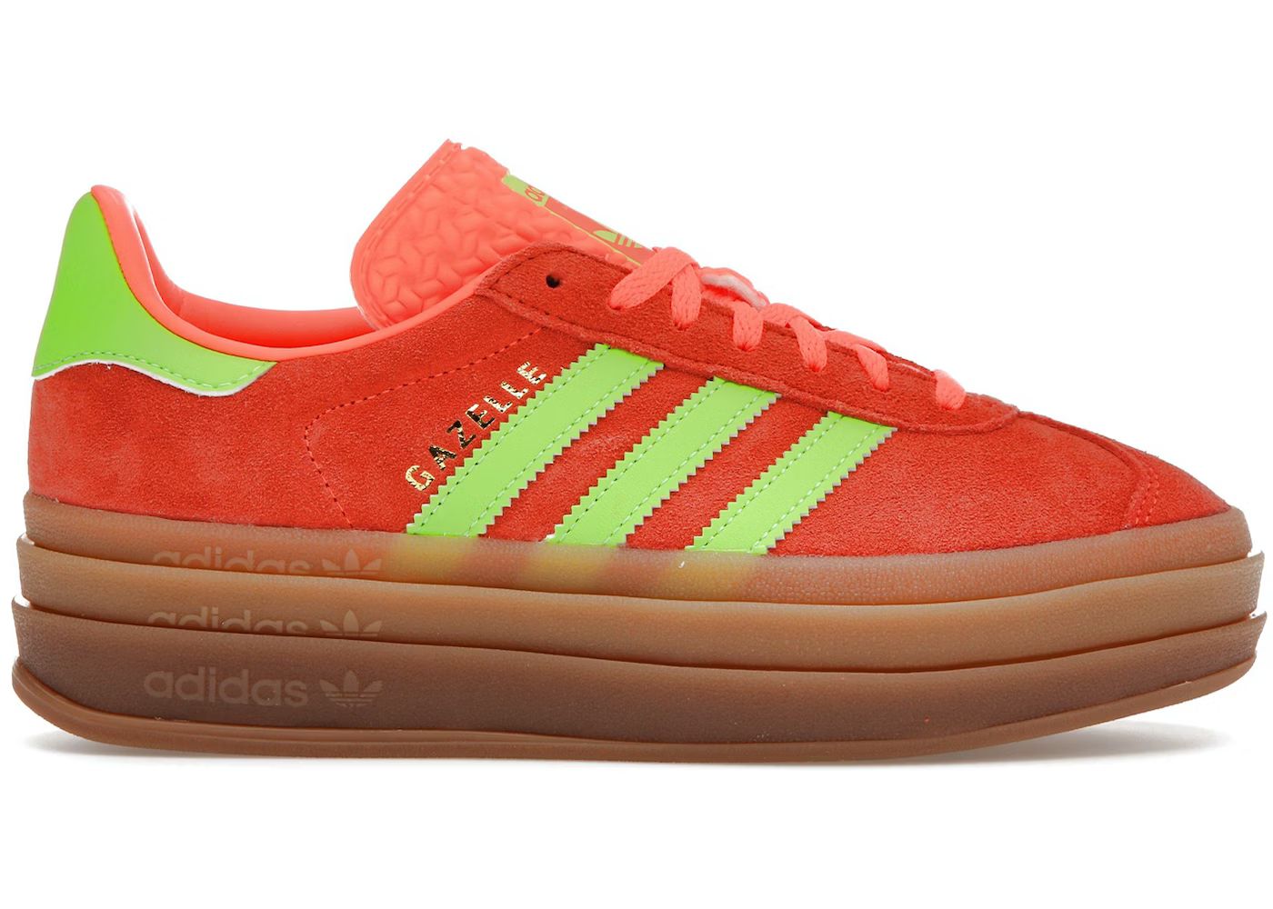 adidas Gazelle Bold Solar Orange Solar Green (Women's) | StockX