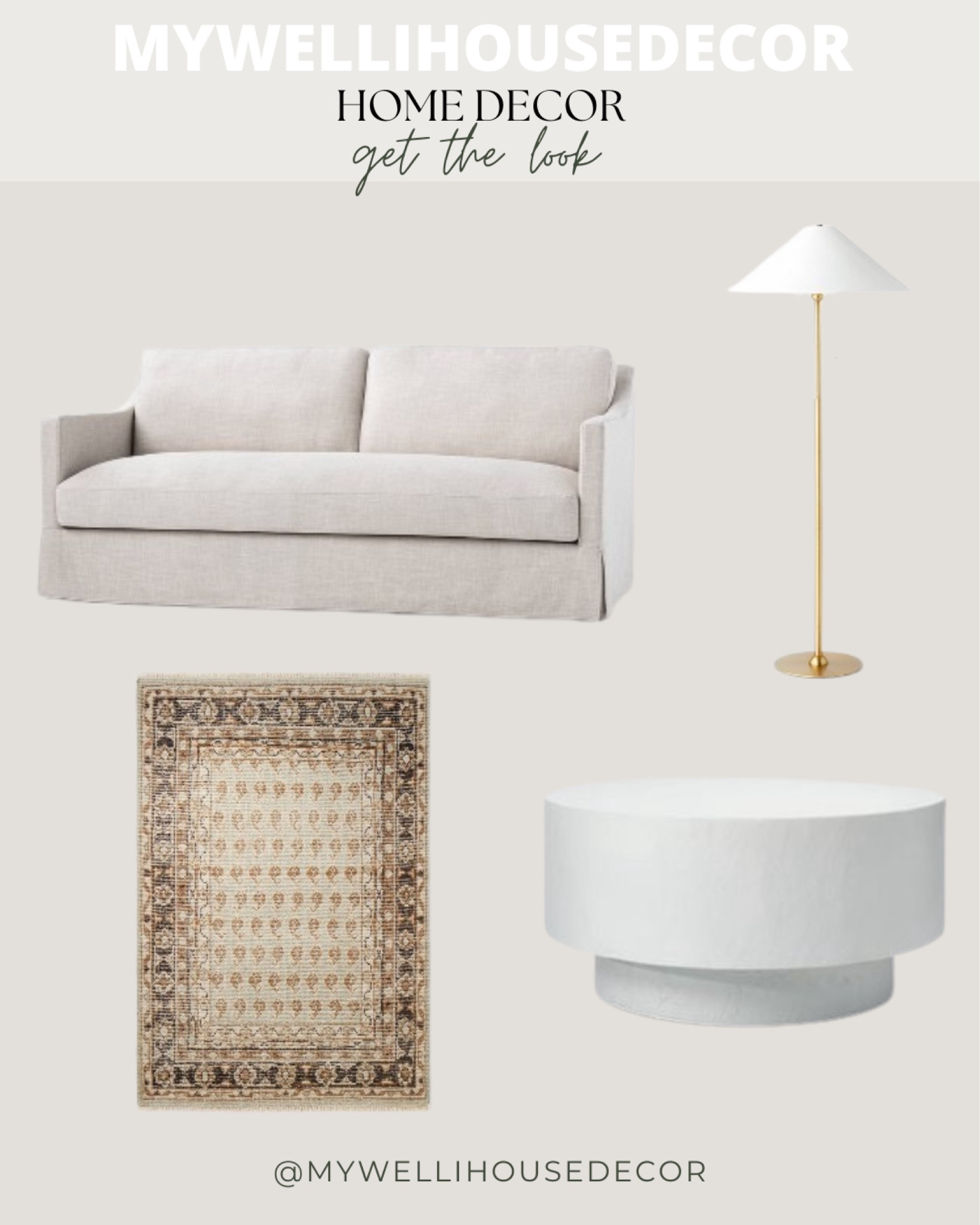 Home Decor, Living Room Decor, Rug, Sofa, Lamp

#LTKhome #LTKHoliday #LTKSeasonal