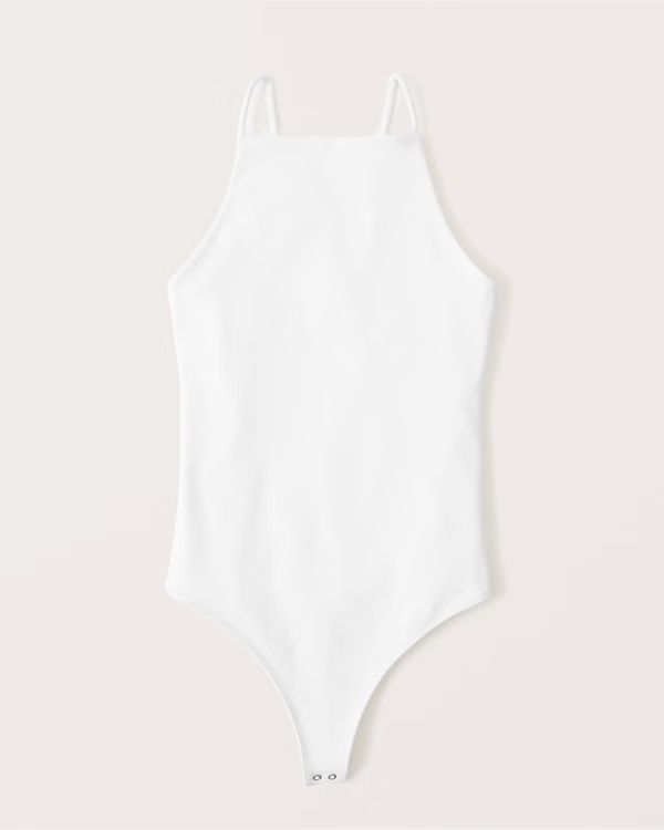 Women's Double-Layered Seamless Fabric Boatneck Bodysuit | Women's Tops | Abercrombie.com | Abercrombie & Fitch (US)