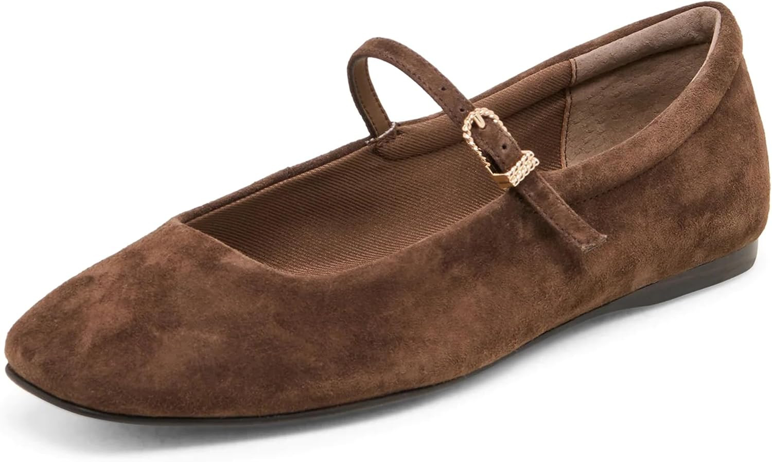 Mary Jane Ballet Flats for Women Square Toe Slip On Balleina Shoes | Amazon (US)