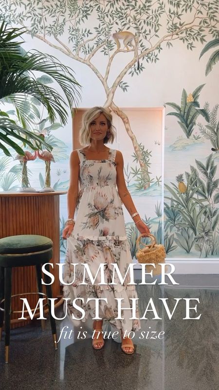 This floral maxi dress is restocked! A summer must have! I am wearing an XS 

Loverly Grey, summer maxi dress, floral dress

#LTKstyletip #LTKFind #LTKsalealert