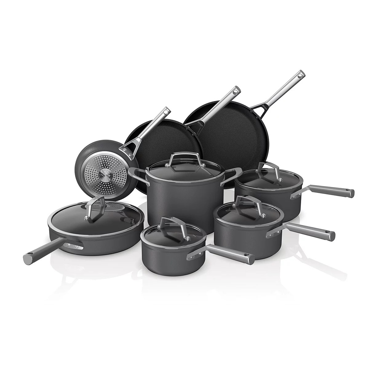 Ninja Foodi NeverStick Premium Hard-Anodized 13-pc Cookware Set | Kohl's