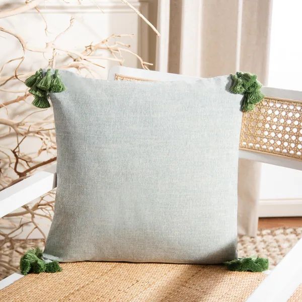 SAFAVIEH Larzon Decorative Throw Pillow - Green | Bed Bath & Beyond