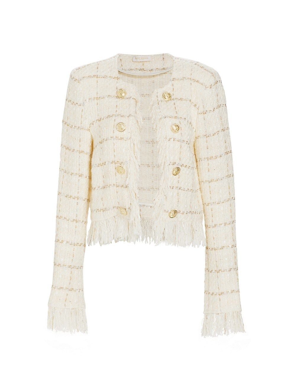 Anna Fringe Tweed Jacket | Saks Fifth Avenue