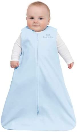 HALO Sleepsack 100% Cotton Wearable Blanket, TOG 0.5, Baby Blue, Large | Amazon (US)