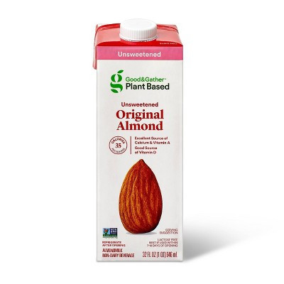 Unsweetened Almond Milk Shelf Stable - 32oz - Good & Gather™ | Target