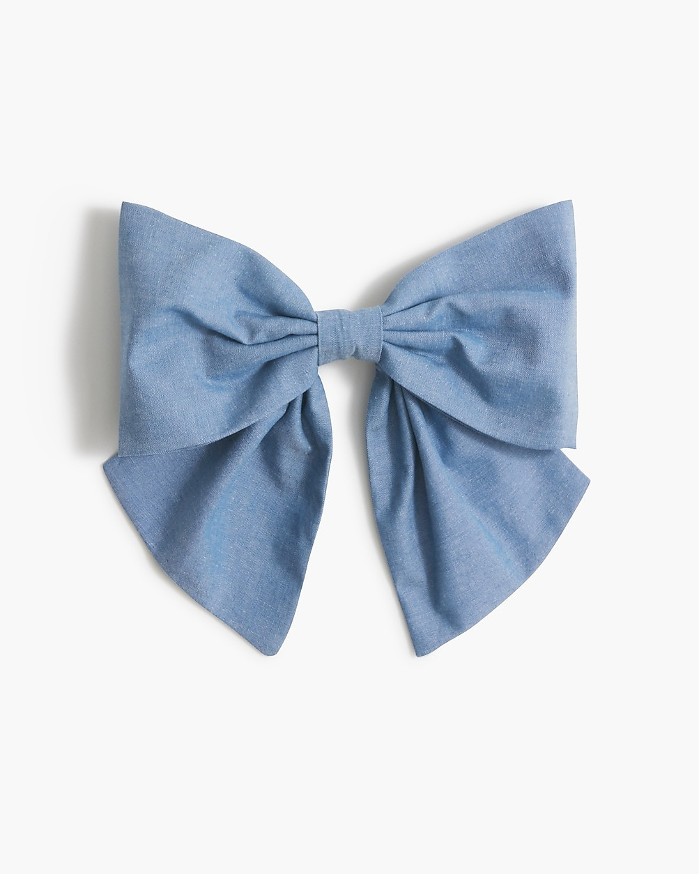 Chambray bow barrette | J.Crew Factory
