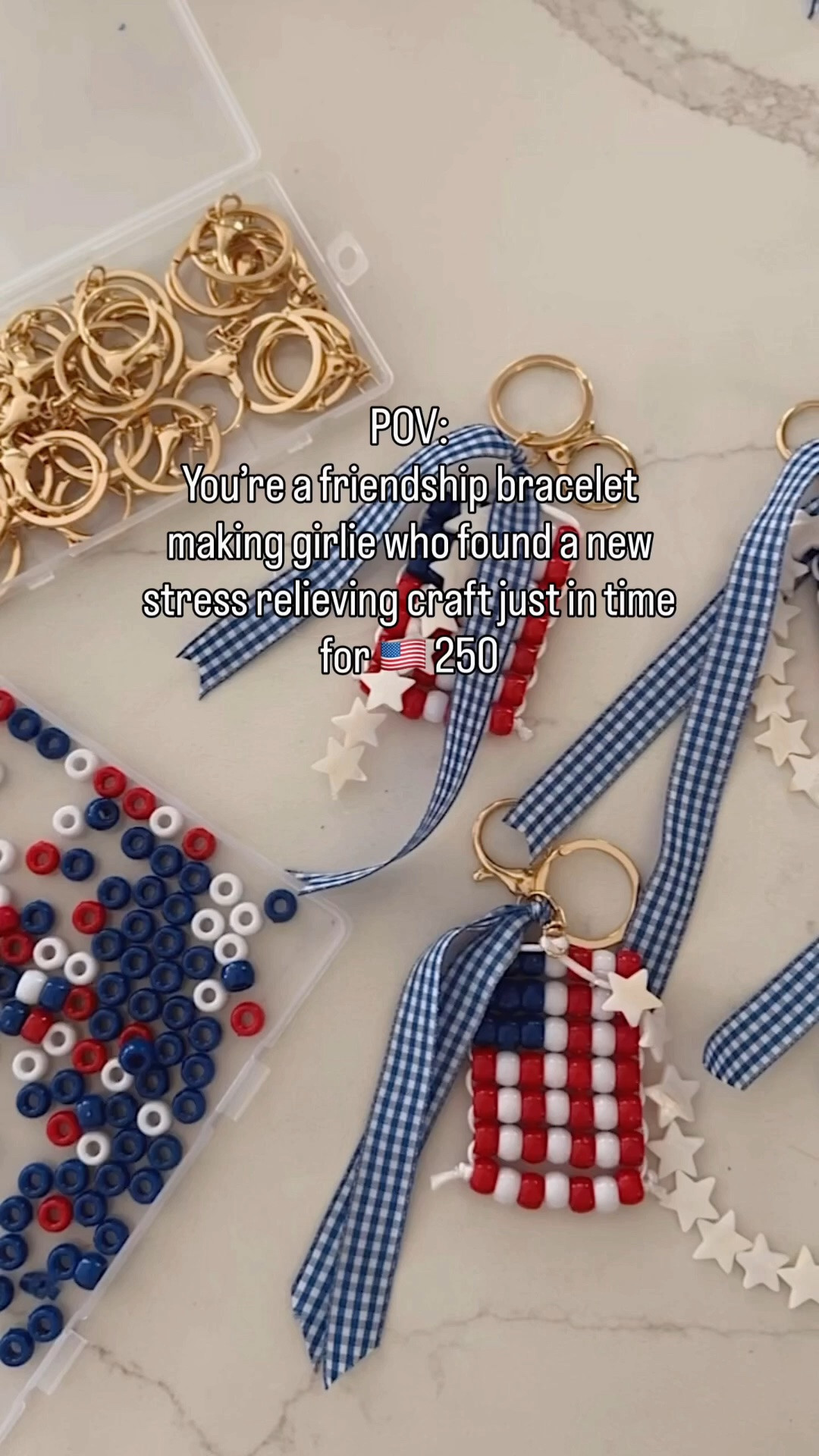 I’ve been gifting these flag charms to everyone lately! Yes, they’re easy enough to make with kids, too. Just less stress-relieving that way. 😜💙❤️🤍

#LTKSeasonal #LTKHome #LTKdayinmylife