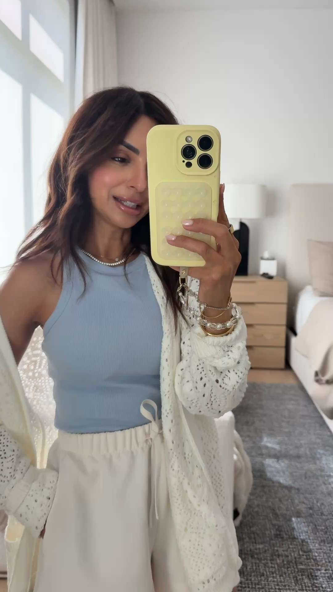 Today's comfy summer outfit, my wrinkle free shorts are on rare sale & this pretty cardigan is 40% off! I'm in xs in all

#LTKSaleAlert #LTKPetite