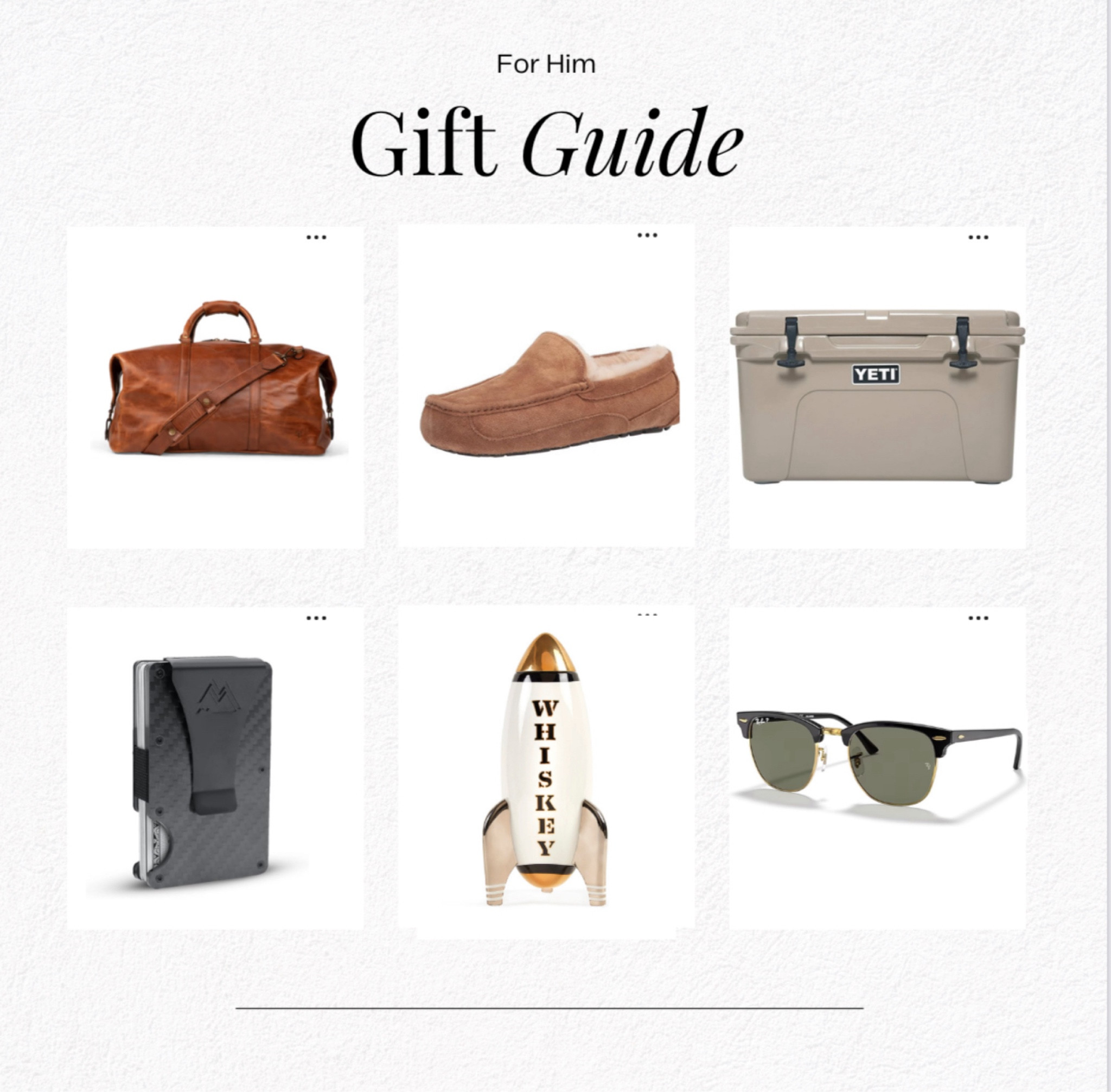 Gift guide for him 

#LTKGiftGuide #LTKHoliday #LTKSeasonal