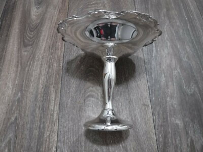 GORHAM Silver Plate Pedestal Candy Dish YC3044 Vintage 6" | eBay US